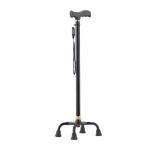 Quadruple Cane Walking Stick Adjustable Quad Base Walking Stick for Elderly Support